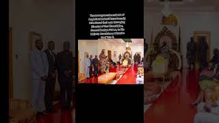 AngloGold Ashanti formally introduces new MD of Obuasi Samuel Boakye Pobee to Otumfuo Asantehene [upl. by Dlarrej170]