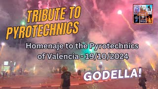 Tribute to the Pyrotechnics 19102024 in Godella with Brunchú Vicente amp Ricardo Caballer [upl. by Dirk]