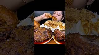 Chicken amp mutton rice🍛 shortvideo shortfeed yutubeshorts youtube mukbang eatingshow food [upl. by Zulema]