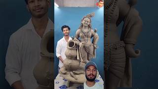 🥰 Makhan Chor Krishan Ji 🦚🙏 art clayart song krishna balgopal surajroxfunnyvibeo shorts [upl. by Devehcoy]