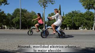 Bicicletas Eléctricas Plegables Mounek [upl. by Etnemelc]