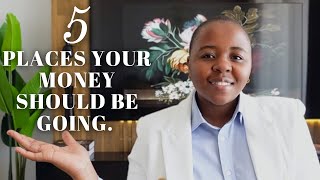 5 places your money should go every payday  paycheck breakdowns  South African YouTuber [upl. by Hseyaj]