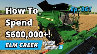 NEW John Deere X9 1100 Combine  Elm Creek EP 061  Farming Simulator 22 [upl. by Aniez]