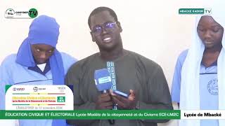 ÉDUCATION CIVIQUE ET ÉLECTORALE Lycée Modèle de la citoyenneté et du Civisme ECELM2C Mbacké [upl. by Niatsirhc]