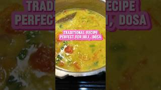 Amazing delicious Kumbakonam kadappa chutney recipe for idlidosa cooking shorts food [upl. by Atinoj]