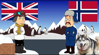 Scott and Amundsens Race to the South Pole Comparison [upl. by Ellehcir623]