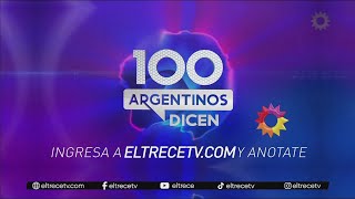 eltrece  Vuelve 100 Argentinos Dicen  Promos La noche Perfecta 3 2024 [upl. by Handler190]