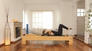 Cómo hacer ejercicio de piernas y abdomen  Ejercicios de Pilates 1 [upl. by Trahern]