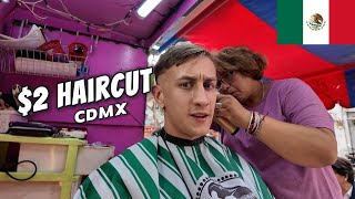 Cheapest 2 Mexico City Street Hair Cut [upl. by Arevle]