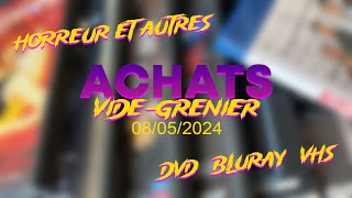 Mes trouvailles de videgreniers  VHS  DVD  BLURAY [upl. by Vance]