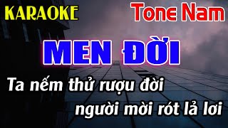 Men Đời Karaoke Tone Nam  Abm  Karaoke Dễ Hát  Beat Mới [upl. by Randell]