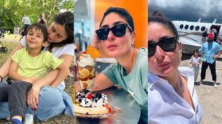 Kareena Kapoor flaunts her perfect life with Saif Ali Khan Taimur and Jeh  Celebs world [upl. by Tsugua]