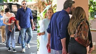 Jennifer Lopez amp Ben Affleck Reunite Amid Divorce Drama – BacktoSchool Night Sighting [upl. by Levison662]