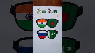 🇮🇳🇧🇩🇷🇺🇵🇰Jana Gana Mana  Independence Day Drawing Republic Day shorts spoon painting [upl. by Jameson]