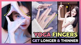 Full Yoga Fingers  Get Fingers Longer Thinner amp Skinny Lose Fingers Fat Elongate amp Slim Fingers [upl. by Ahsien819]