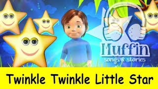 Twinkle Twinkle Little Star  Family Sing Along  Muffin Songs [upl. by Baseler795]