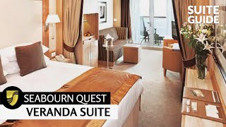 Seabourn Quest  Veranda Suite Full Walkthrough Tour  4K [upl. by Alane]