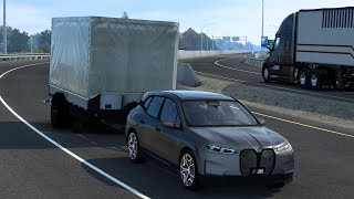 ATS BMW IX M60 2023TotalCrush Cargo Delivery [upl. by Elazaro408]