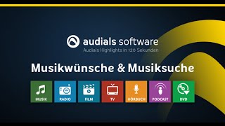 Audials 2016 in 120 Sekunden Musikwünsche amp Musiksuche [upl. by Yrrak]