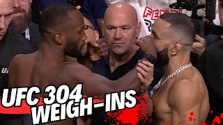 UFC 304 CEREMONIAL WEIGHINS Leon Edwards vs Belal Muhammad [upl. by Acira624]