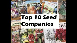 Top Ten Seed CompaniesOur Favorite Seed Companies We Use Every Year [upl. by Swartz]