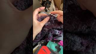 Granny stitching along diy crochet asmr yarn [upl. by Nolava]