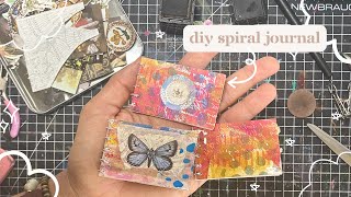 DIY Tiny Spiral Journals  Easy Handmade Journal Tutorial [upl. by Nitsir]