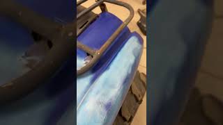 Quick fix for faded plastics with propane torch yamaha grizzly plasticfix melting atv [upl. by Honorine]