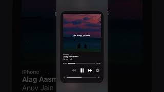 Alag Aasmaan Lyrics Song 😍 Anuv Jain [upl. by Grete161]