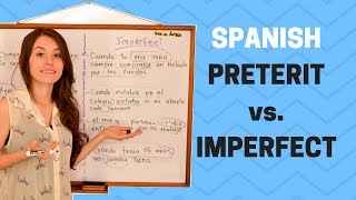 Spanish Past Tense Preterit vs Imperfect Stop Getting Confused [upl. by Ecnerol]