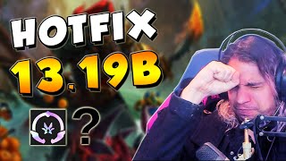 ⛔ HOTFIX 1319B RIOT OLVIDO NERFEAR LO MAS ROTO [upl. by Izabel]