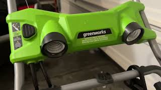 Greenworks 13 Amp 20 Inch Corded Snow Blower Review [upl. by Eniamrehc]