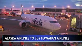 Alaska Air Group to buy Hawaiian Airlines in 19B deal [upl. by Malaspina]