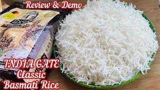 India Gate Classic Basmati Rice  India Gate Classic Basmati Rice Review amp Demo  India gate Basmati [upl. by Yelrak344]