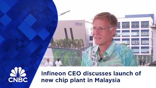 Infineon CEO discusses launch of new chip plant in Malaysia [upl. by Narok]