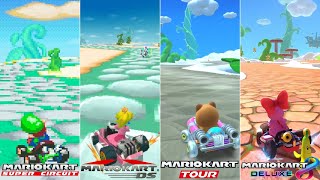 Mario Kart Series  All GBA Sky Garden Courses 20012022 [upl. by Suirada700]