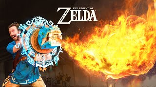 I Made Links FIRE BREATHING SHIELD ZELDA BUILD [upl. by Nylarak]