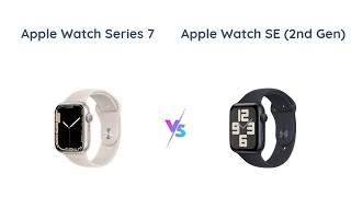 Apple Watch Series 7 vs Apple Watch SE 2nd Gen 🕒⌚️⭐️ [upl. by Ssenav]