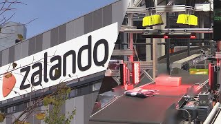 How a Zalando distribution center tracks thousands of packages per day [upl. by Annoynek]