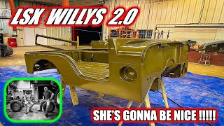 LSX Willys 20  NEW Body Has Arrived [upl. by Donall79]