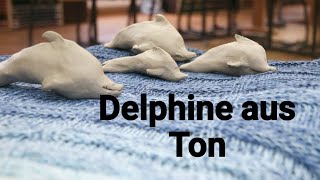 Delphin aus Ton formen  Tutorial deutsch German  022 [upl. by Marek]