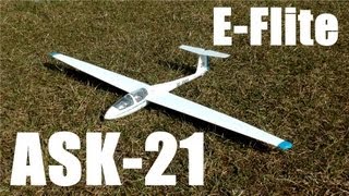 EFlite UMX ASK21 Glider Power Pod Upgrade in HD By rcinformer [upl. by Bunnie356]