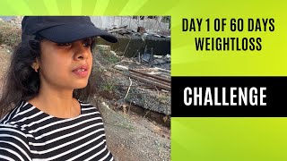 Day 1 of 60 days weight loss challenge weightloss weightlosschallenge vlog [upl. by Maxma469]