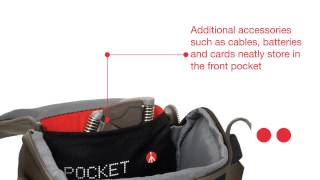 Manfrotto Solo I Holster Bag  Bungee Cord [upl. by Elauqsap]