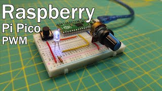 PWM on the Raspberry Pi Pico with MicroPython  How To Use PWM on Raspberry Pi Pico [upl. by Enitnemelc]