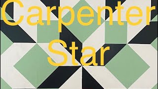 BARN QUILT Carpenter Star Carpenter Wheel FREE Tutorial and Pattern Video 43 [upl. by Parish]