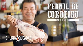 Pernil de Cordeiro Injetado e Farofa I Churrasqueadas [upl. by Alamac]