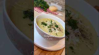 Vichyssoise o crema de puerros saludable recetafacil sopa [upl. by Tinaret]