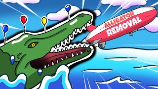 I Picked Up The GIANT ALLIGATOR in Amazing Frog [upl. by Farrand]