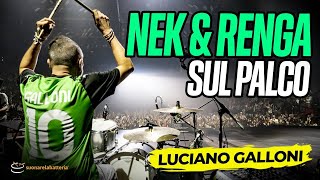 In Tour con NEK e RENGA Luciano Galloni [upl. by Anella]